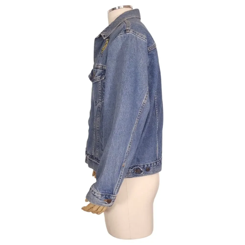 Vintage Levi's Chevy Truck US Alpine Ski Sugarloaf 1996 Trucker Jacket Medium